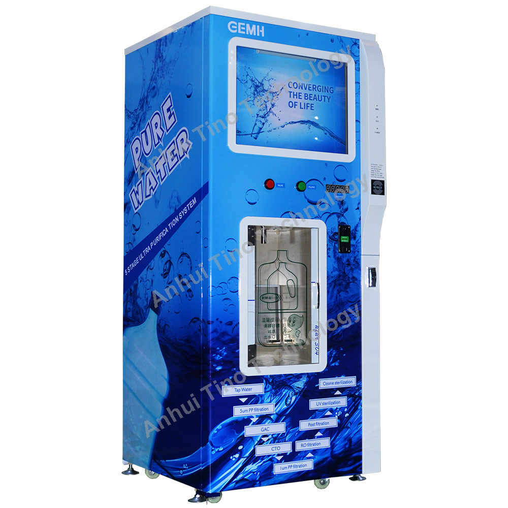 Automatic Cleaning Bottle 5 Gallon Pure Water Vending Machine