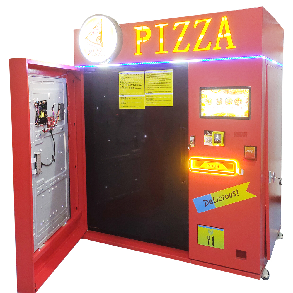 Self-Service Fast Food Making Machine Fully Automatic Pizza Vending Machines