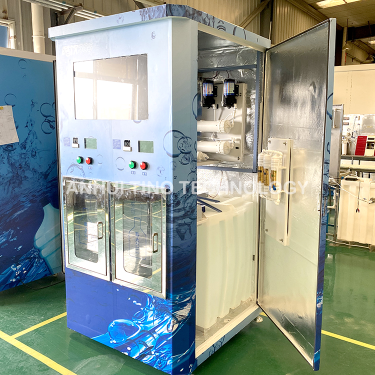 Double Window Water Vending Machine